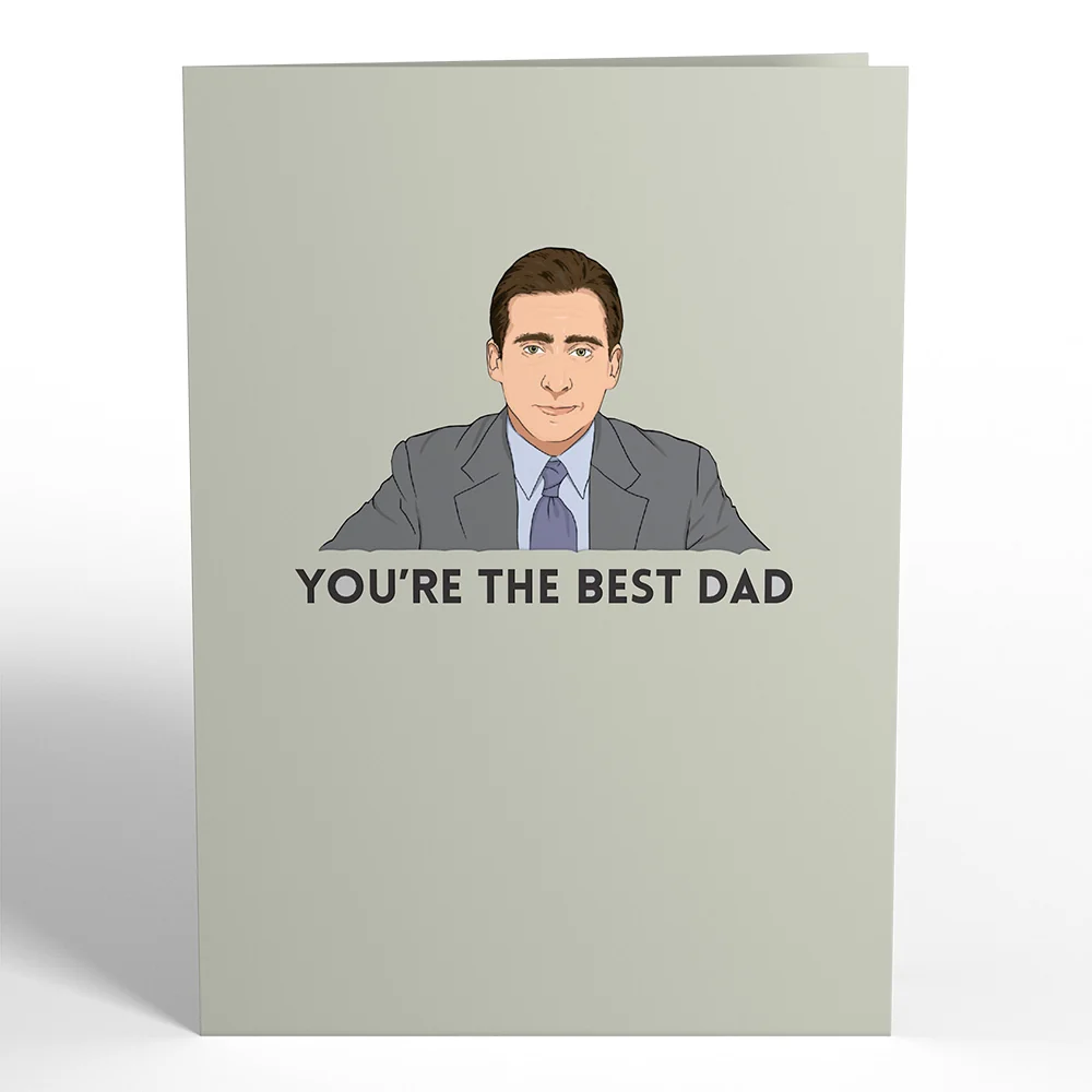 Lovepop The Office World’s Best Dad Pop-Up Card Coffee - Image 6
