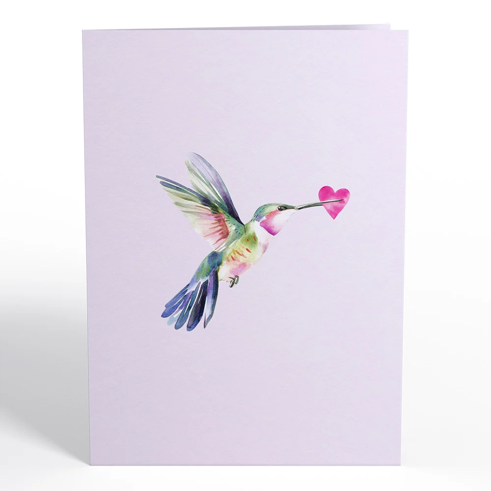 Lovepop Love in Bloom Hummingbird Pop-Up Card - Image 4