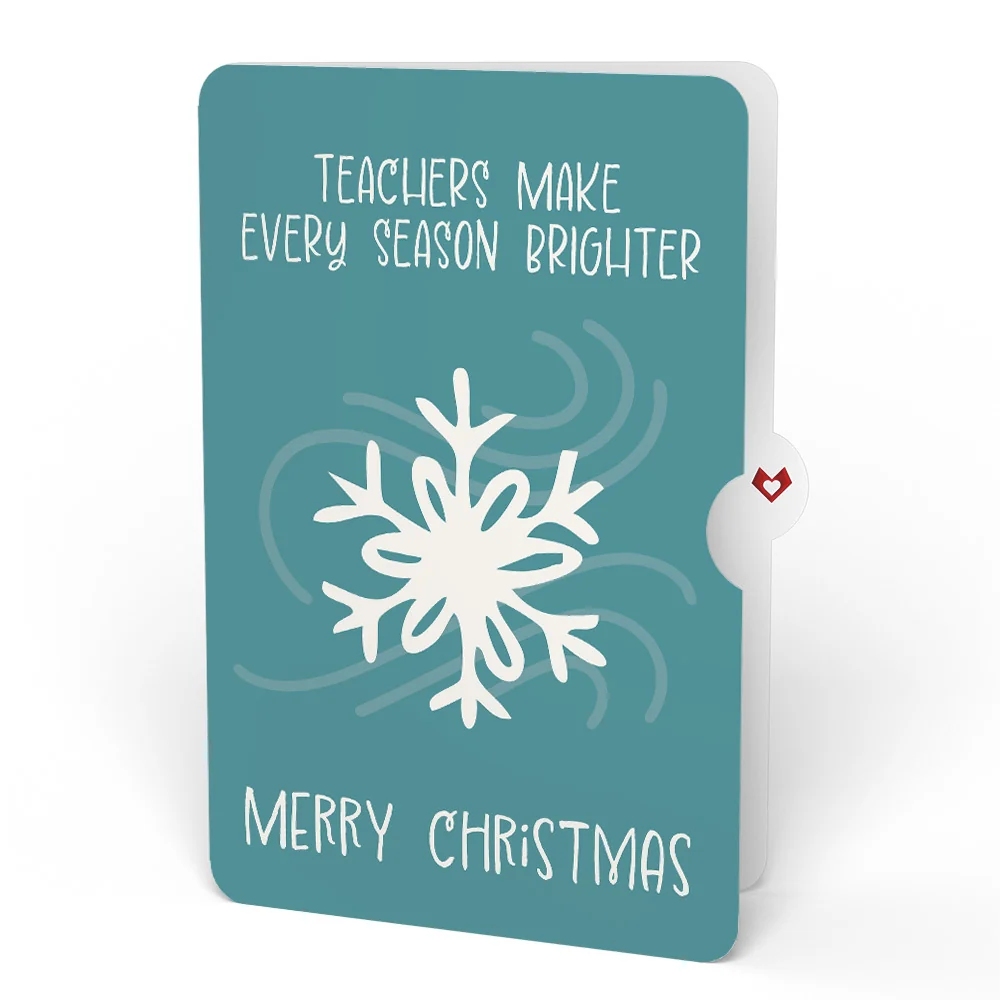 Lovepop Winter Starlight Suncatcher Bouquet and Snowflake Christmas Sentiment Set for Teacher Glass - Image 4