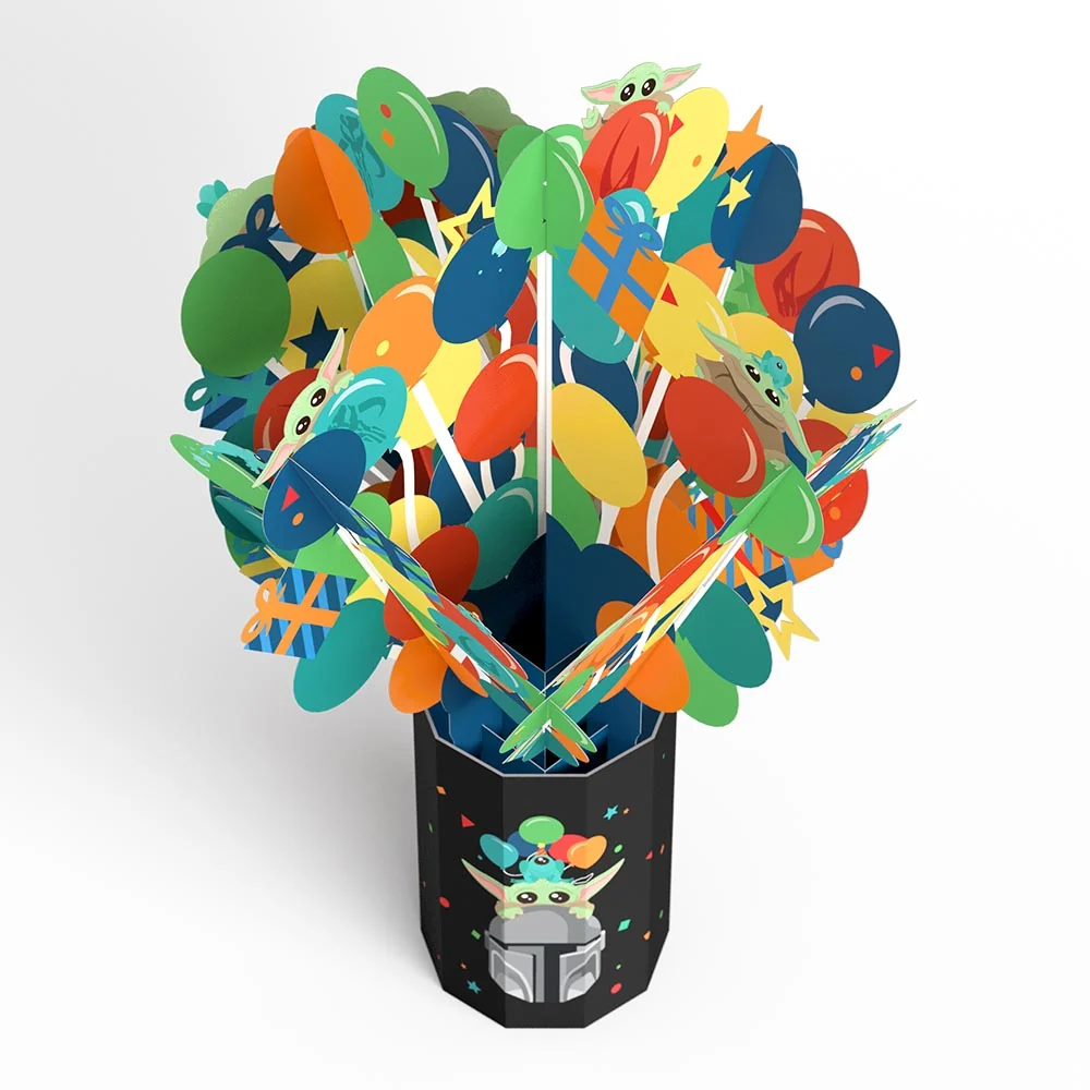 Lovepop Star Wars The Mandalorian Grogu Birthday Balloon Bouquet - Image 3
