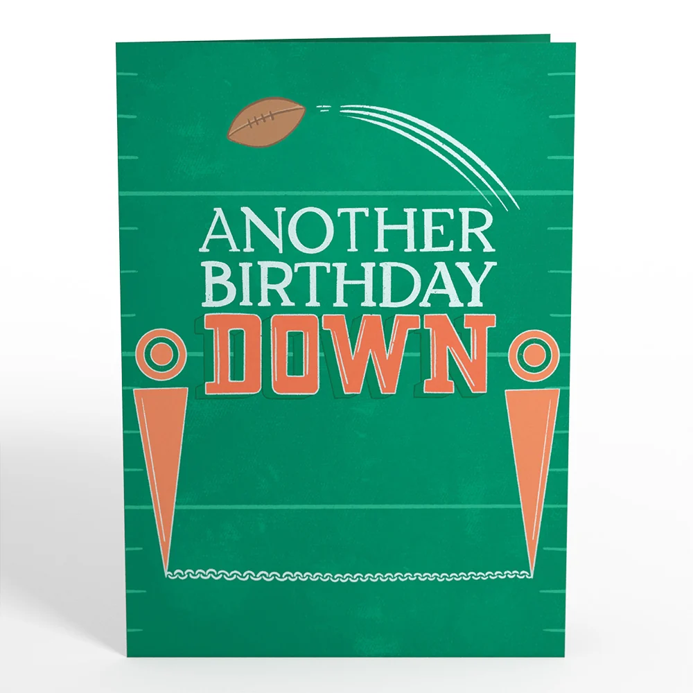 Lovepop Another Birthday Down Football Pop-Up Card - Image 4