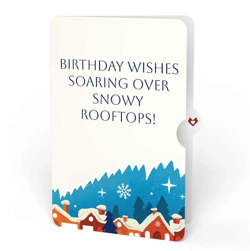 Lovepop Night Sky Santa Sleigh Birthday Pop-Up Card and Sentiment Set - Image 4