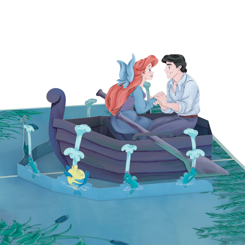 Lovepop Disney's The Little Mermaid Ariel & Prince Eric Pop-Up Card - Image 2