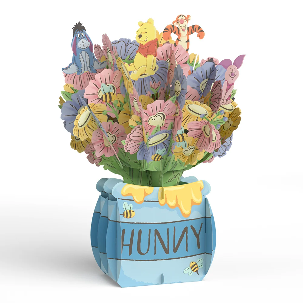 Lovepop Disney's Winnie the Pooh Special As Can Bee Mom Pop-Up Card & Bouquet Bundle Jar - Image 6