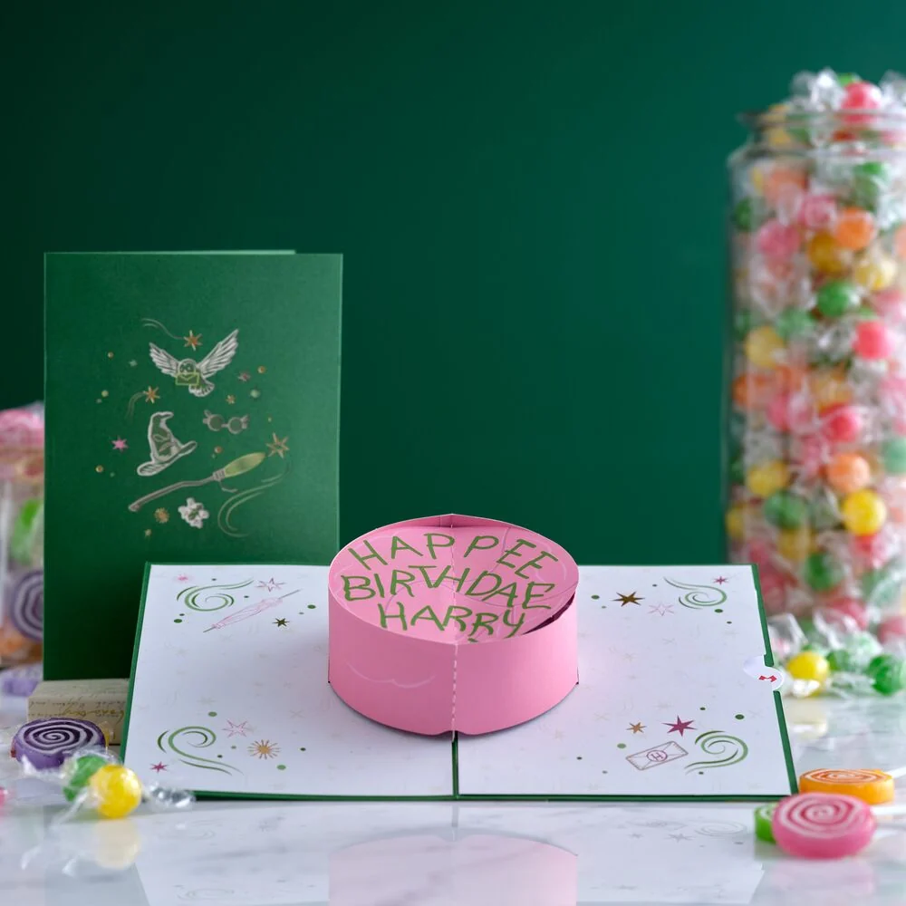 Lovepop Harry Potter Happee Birthdae Cake Pop-Up Card