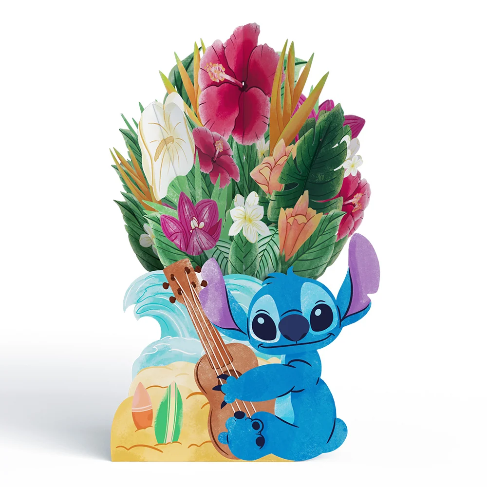 Lovepop Disney's Stitch Mother’s Day Pop-Up Card & Flower Buds Bouquet Bundle - Image 7