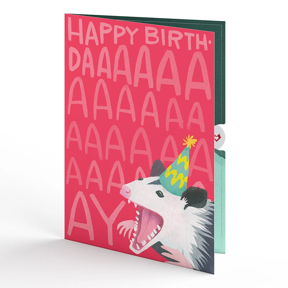 Lovepop Awe-ssum Possum Birthday Pop-Up Card - Image 6