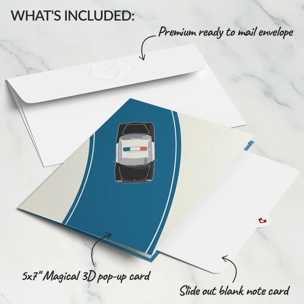 Lovepop Police Car Pop-Up Card - Image 4