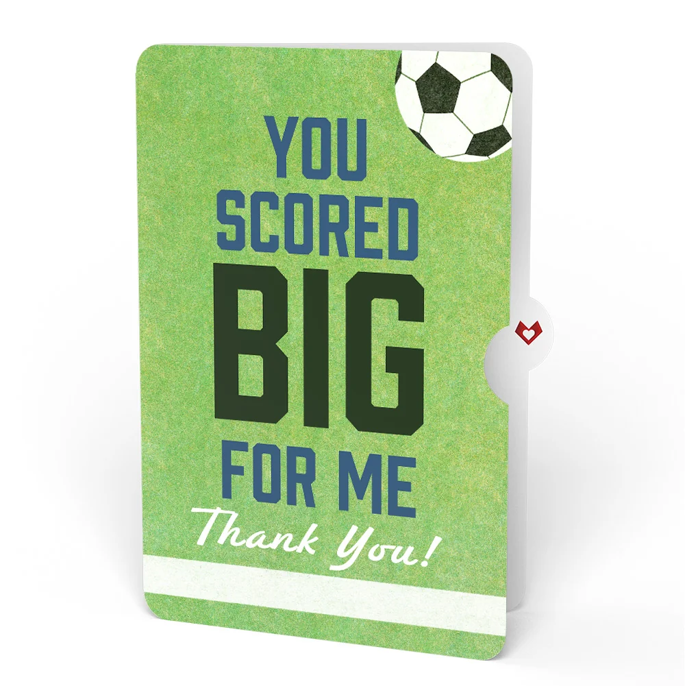 Lovepop On the Field Soccer Thank You Pop-Up Card and Sentiment Set - Image 4