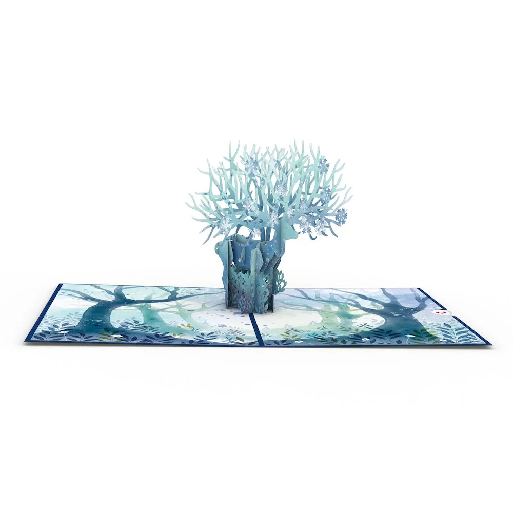Lovepop Winter Surreal Deer Pop-Up Card - Image 3