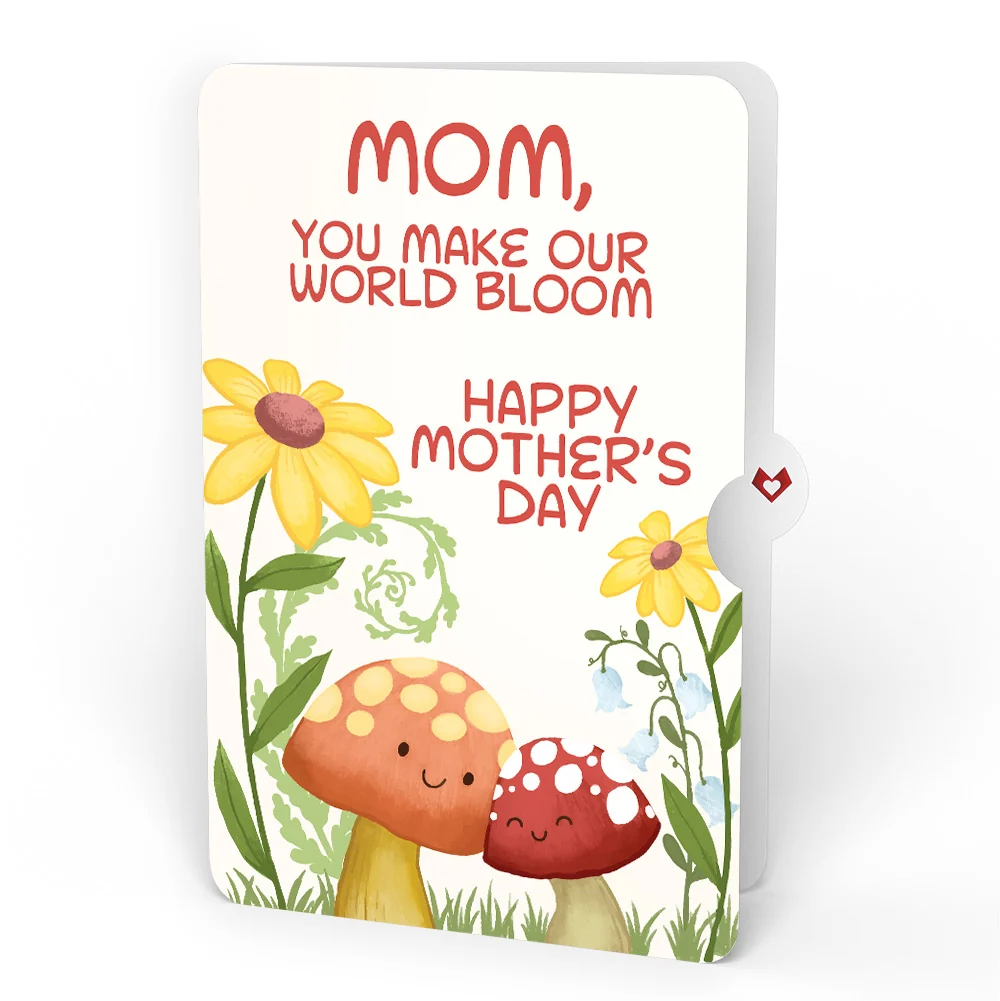 Lovepop 'Love You So Mush' Mother’s Day Plushpop Card and Sentiment Set for Mom Cream - Image 4