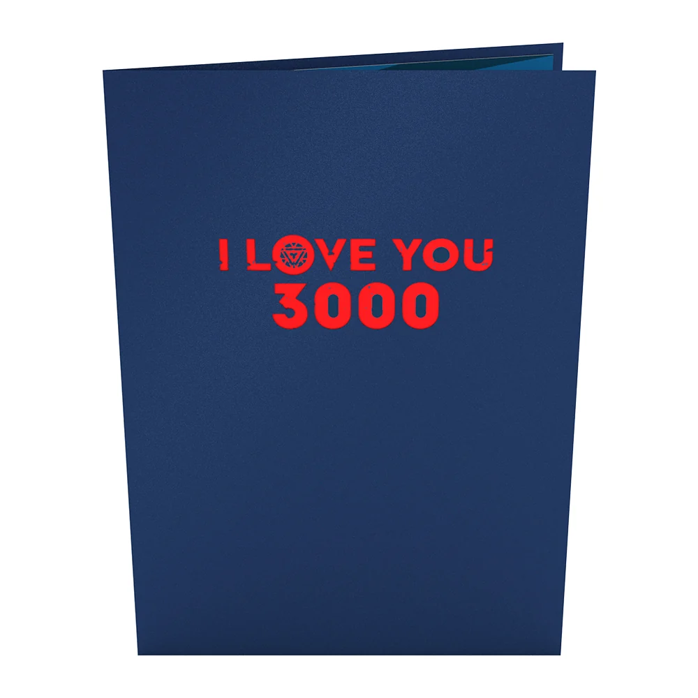 Lovepop Marvel Iron Man I Love You 3000 Pop-Up Card - Image 4