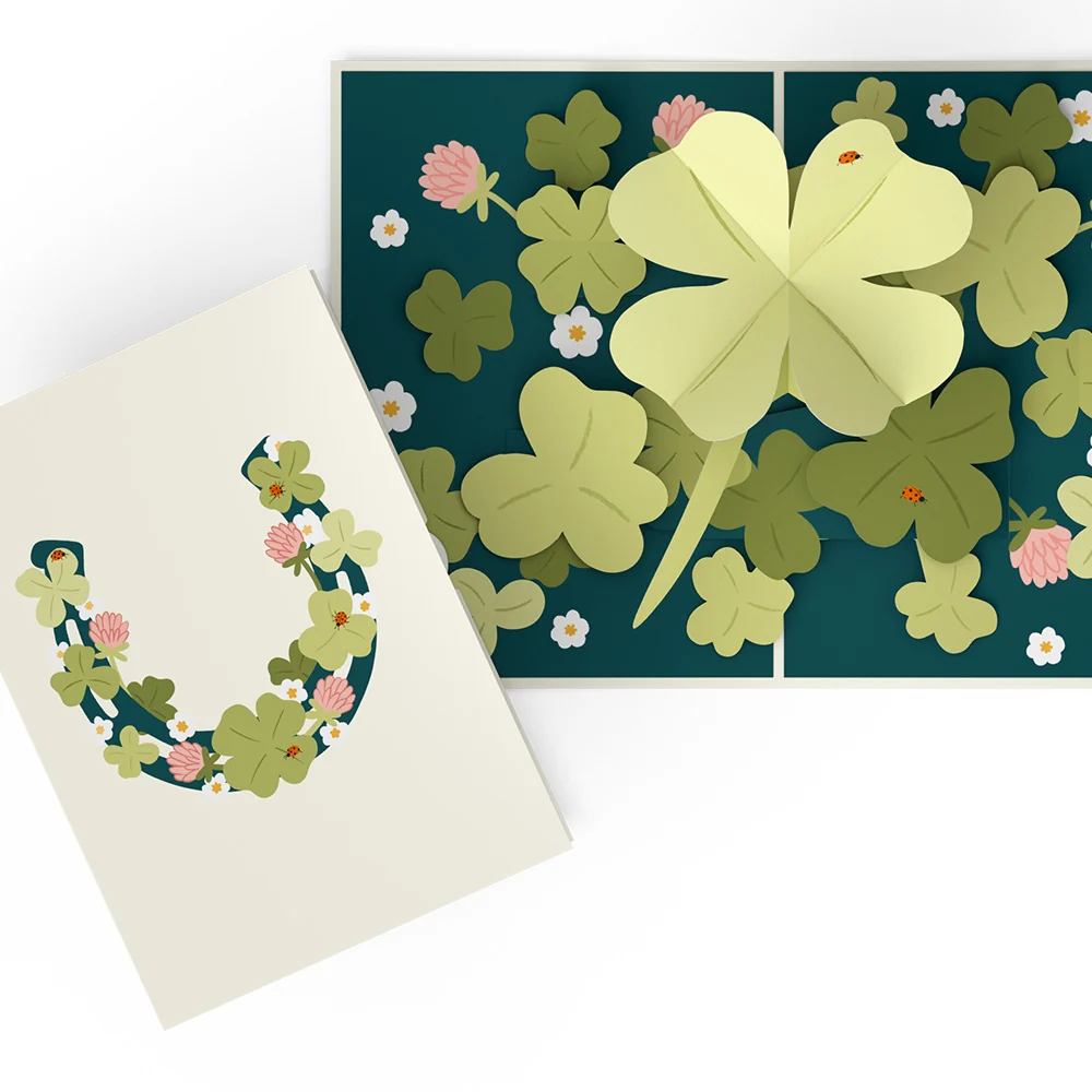 Lovepop Shamrock Fields Pop-Up Card