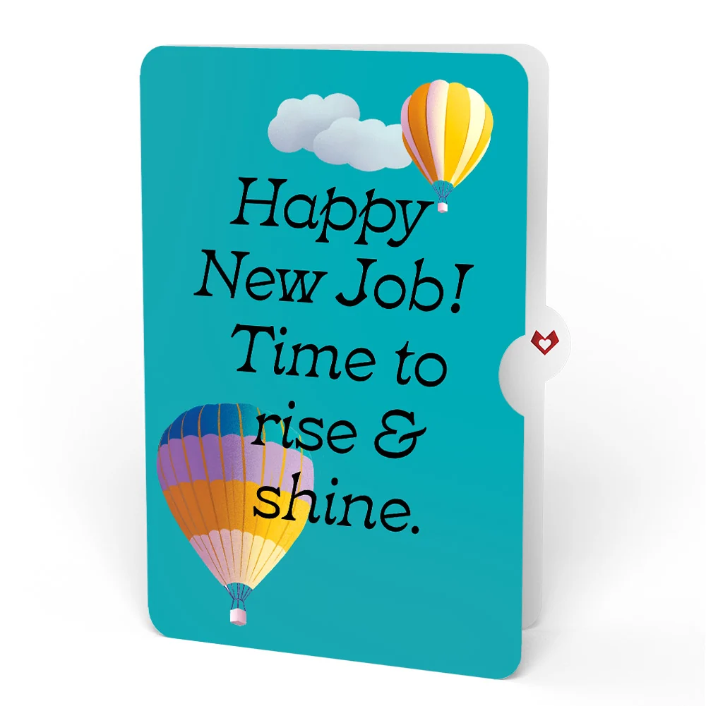 Lovepop Adventure Awaits Hot Air Balloon New Job Pop-Up Card and Sentiment Set - Image 4