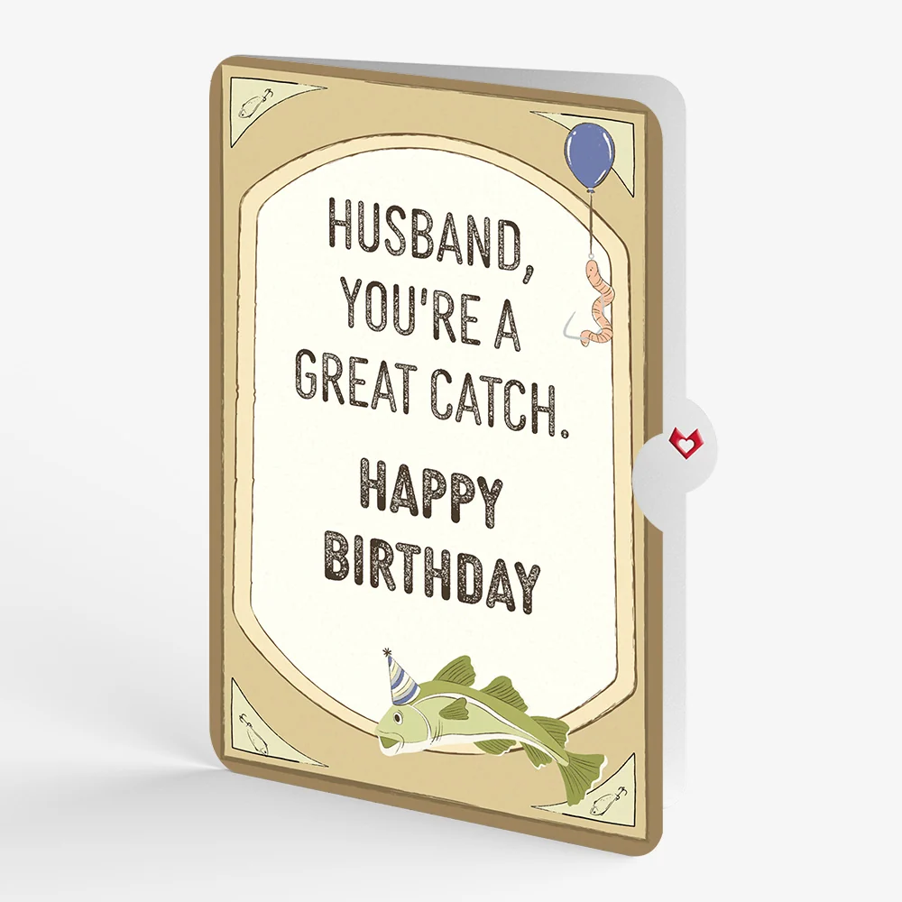 Lovepop Cod Plaque Birthday Pop-Up Card and Sentiment Set for Husband - Image 4