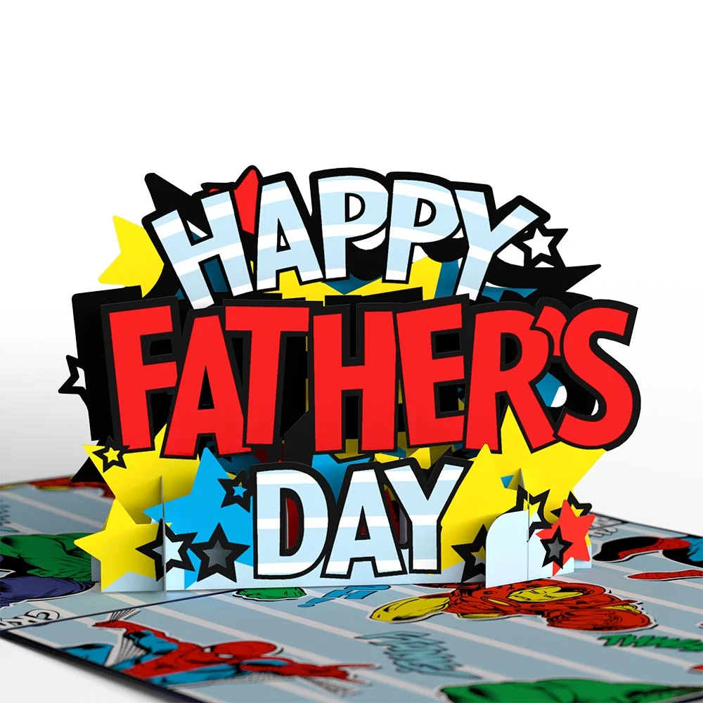 Lovepop Marvel's Avengers Super-Hero Father's Day Pop-Up Card - Image 3
