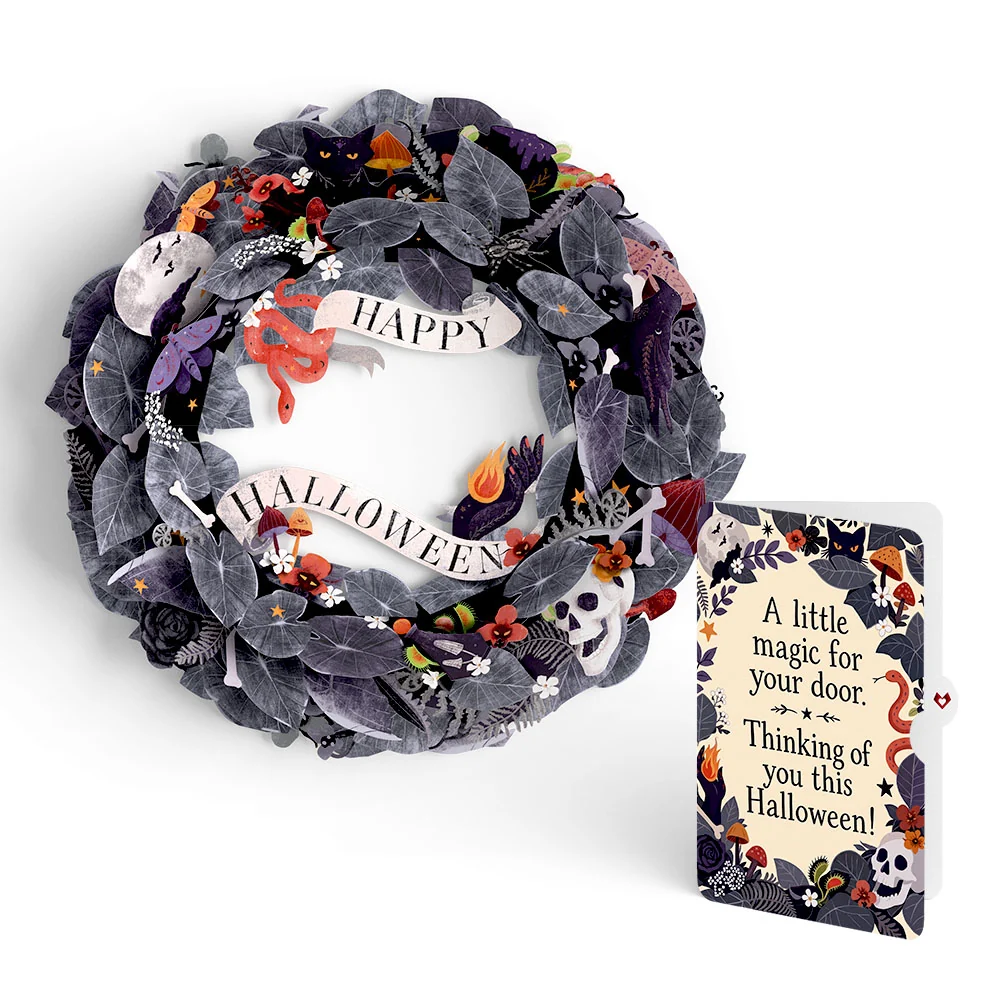 Lovepop Enchantingly Eerie Halloween Wreath and A Little Magic Sentiment Set