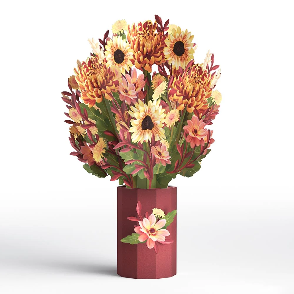 Lovepop Thanksgiving Gratitude Pop-Up Card & Bouquet Bundle - Image 3
