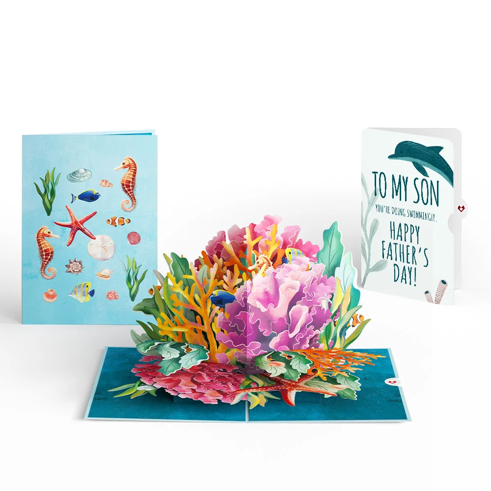 Lovepop Coral Reef Wonders Father’s Day Pop-Up Card and Sentiment Set for Son