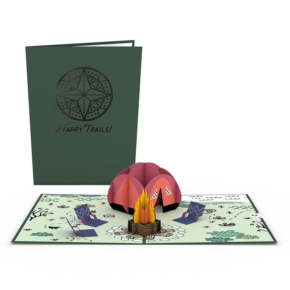 Lovepop Happy Trails Camping Trip Pop-Up Card