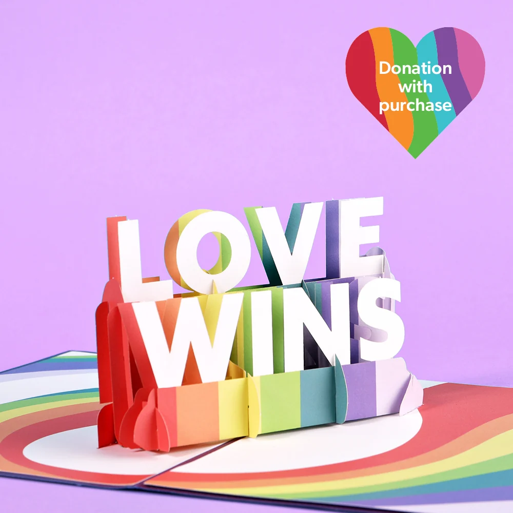 Lovepop Love Wins Pop-Up Card