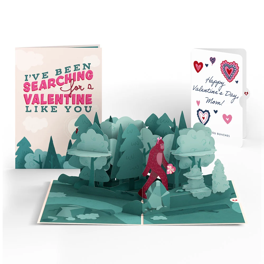 Lovepop Searching for a Valentine Like You Bigfoot Pop-Up Card and Sentiment Set for Mom