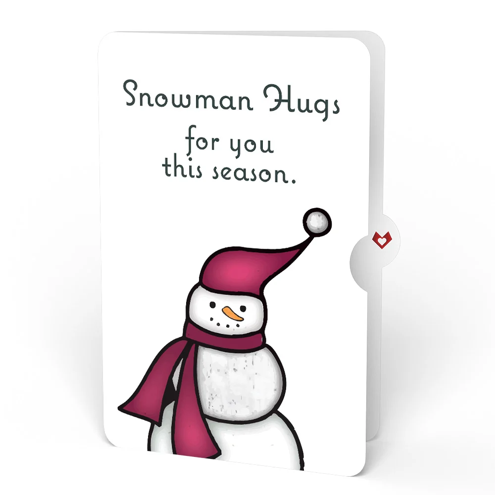Lovepop Warm Wishes Snowman Winter Suncatcher Card and Hugs for You Sentiment Set Glass - Image 4