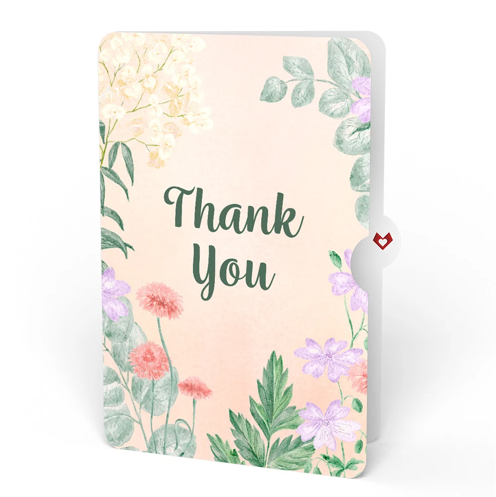 Lovepop Cardinals in the Garden Thank You Pop-Up Card and Sentiment Set - Image 4