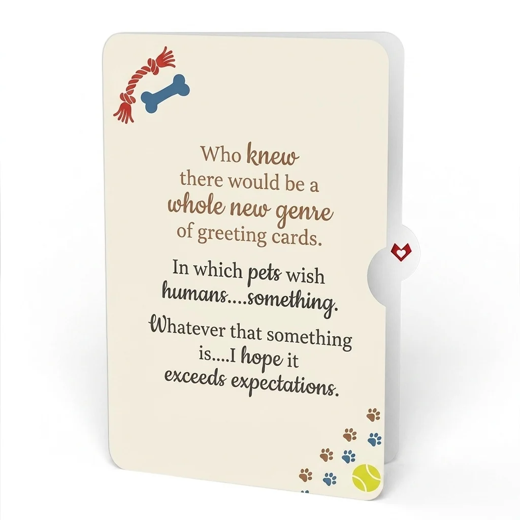 Lovepop Playful Dog Birthday Pop-Up Card and Pets Wish Humans Sentiment Set Toy - Image 4