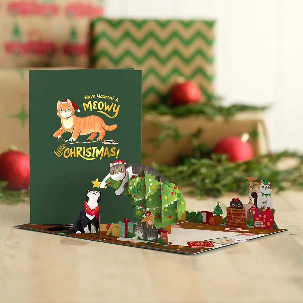 Lovepop Meowy Little Christmas Cats Pop-Up Card