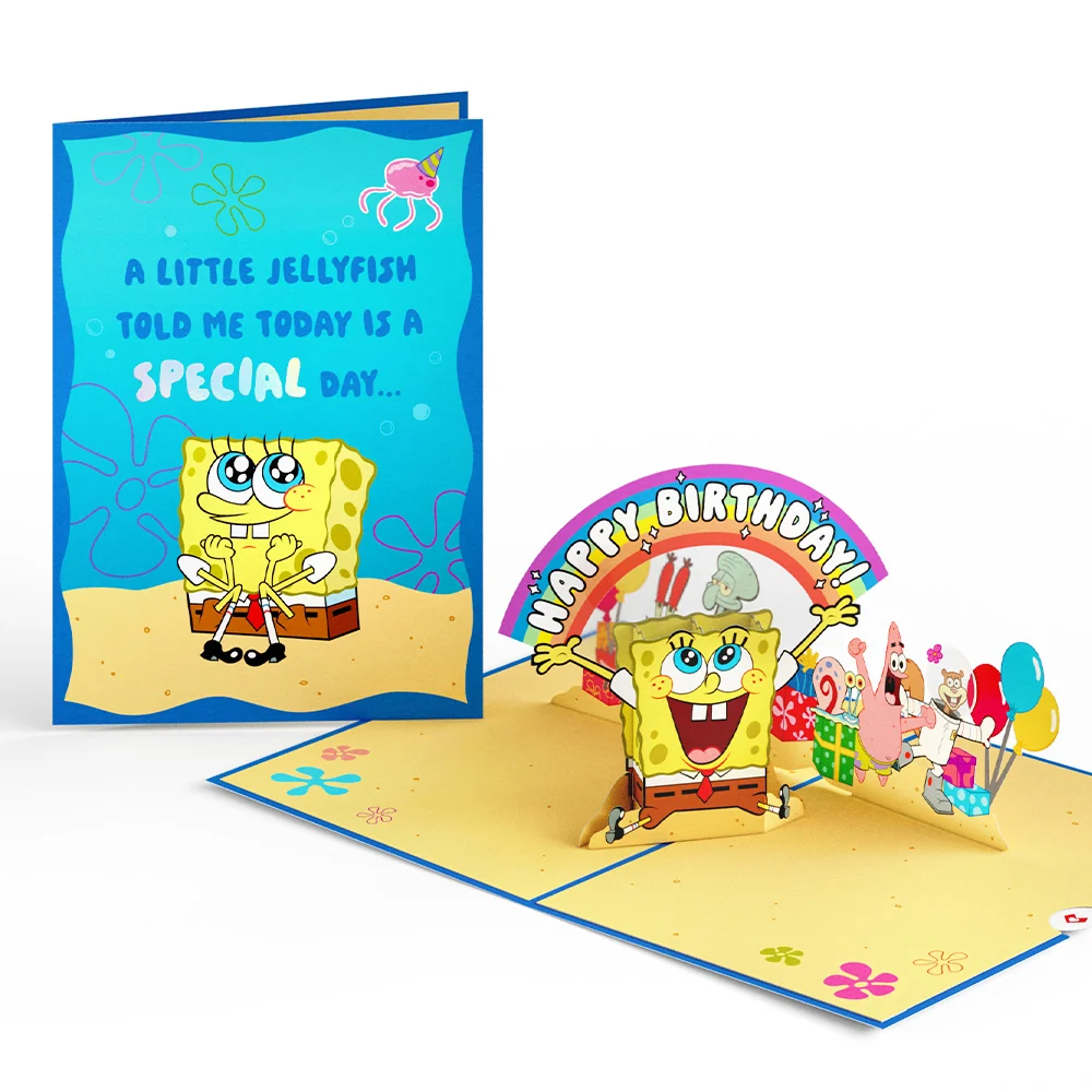 Lovepop SpongeBob SquarePants Happy Birthday Pop-Up Card