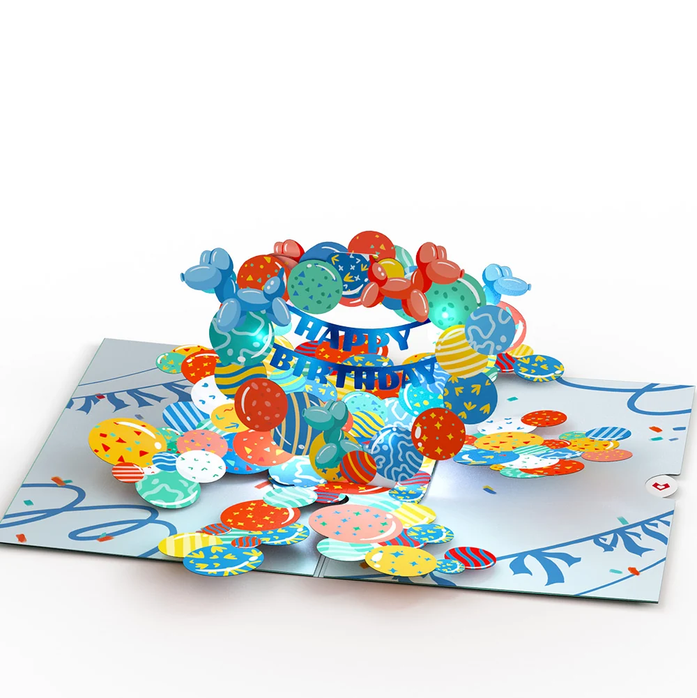 Lovepop Woodland 70th Birthday Party Bouquet and Sentiment Set Vase - Image 3