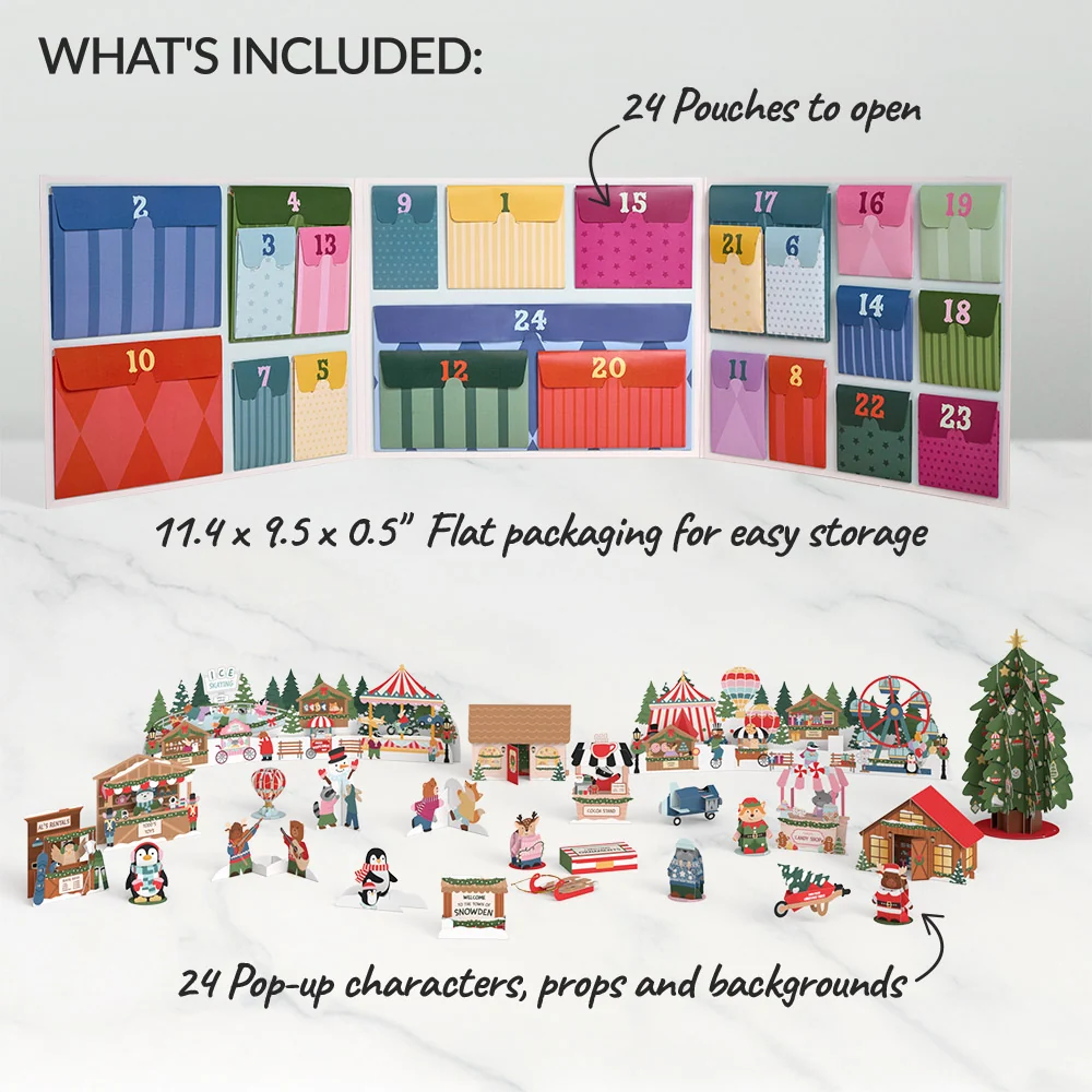 Lovepop Snowden Christmas Market 24 Day Advent Calendar Toy - Image 5