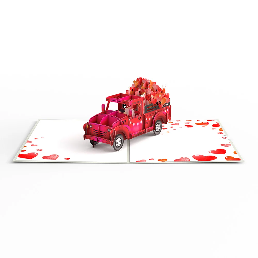 Lovepop Love Delivery Truck Pop-Up Card Plate - Image 3