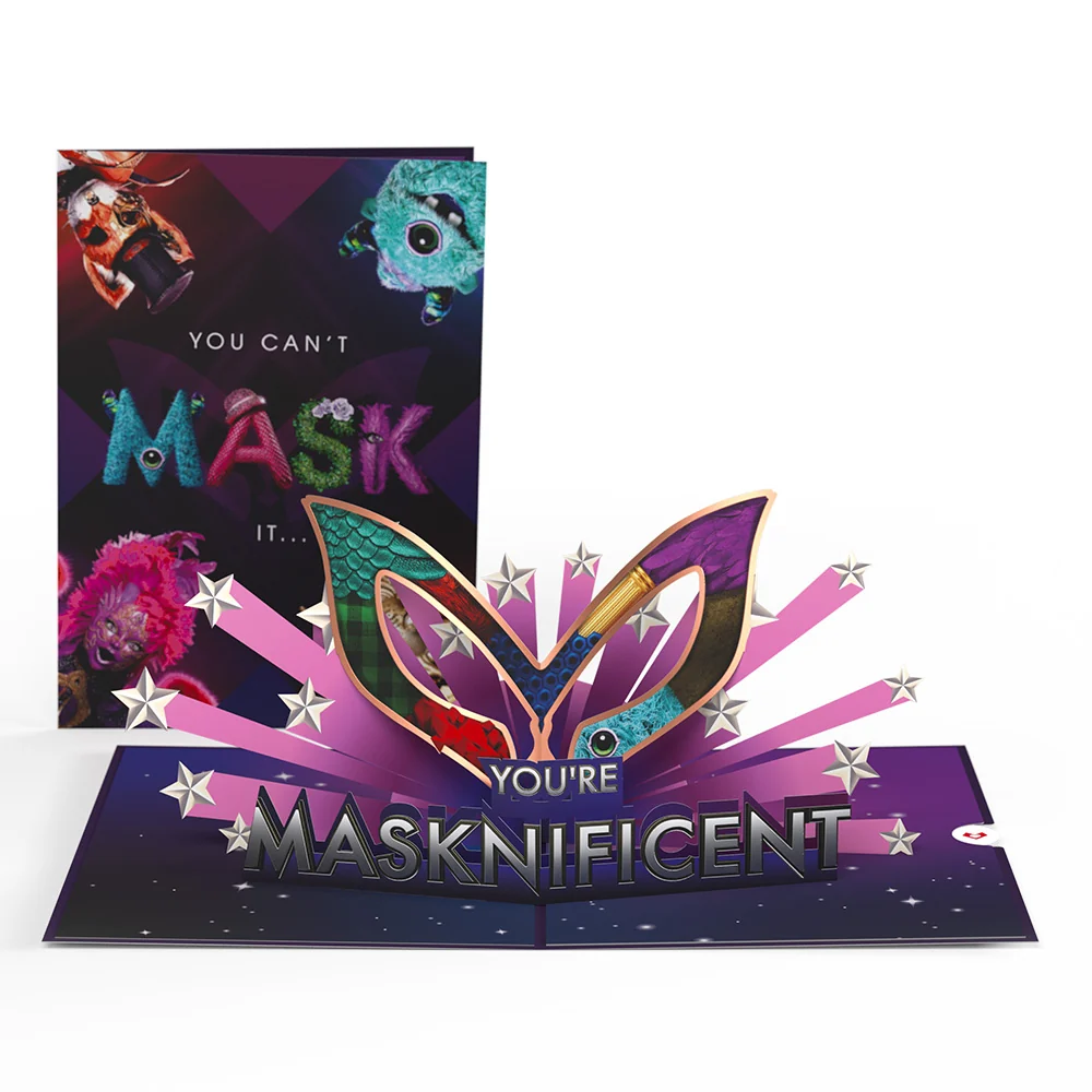 Lovepop The Masked Singer You’re Masknificent Pop-Up Card