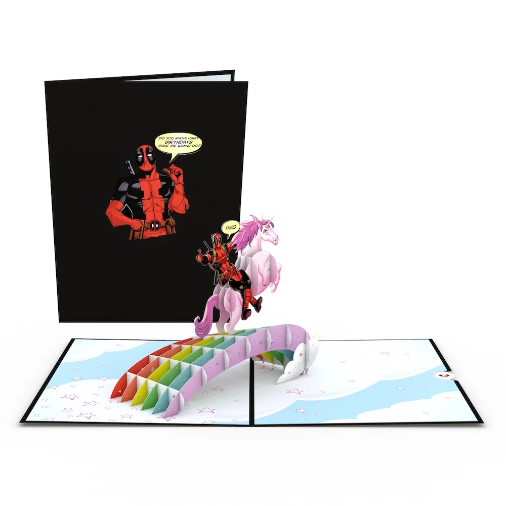 Lovepop Marvel's Deadpool: Birthday Pop-Up Card Platter