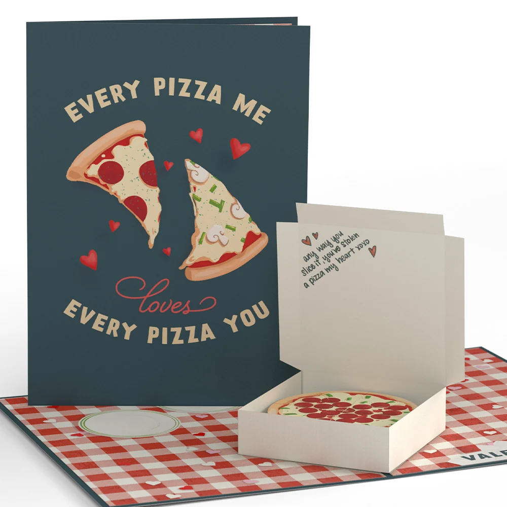 Lovepop Pizza Valentine Pop-Up Card