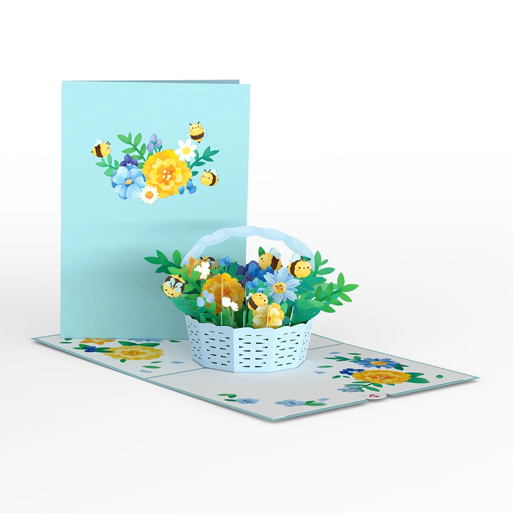Lovepop Bee-utiful Flower Patch Pop-Up Card