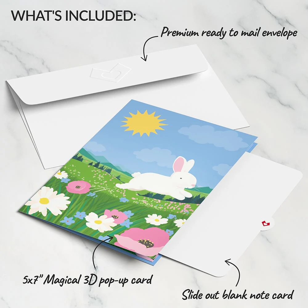 Lovepop Happy Easter Spring Meadow Pop-Up Card - Image 5