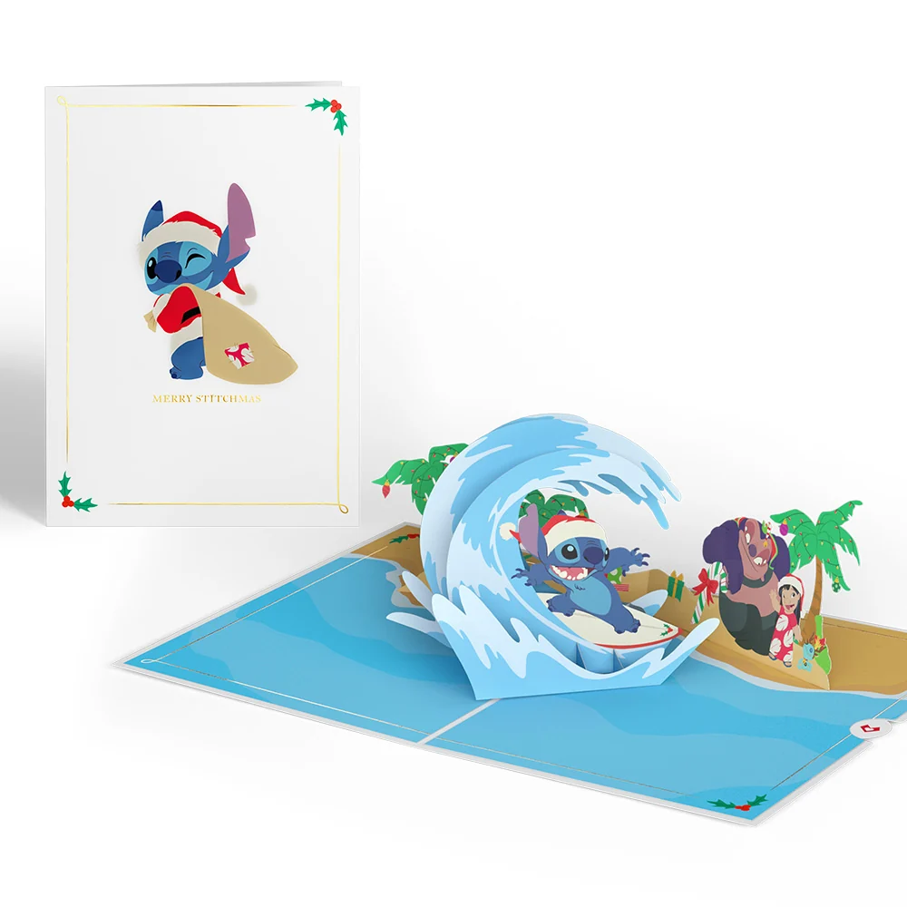 Lovepop Disney's Stitch Merry Stitchmas Pop-Up Card