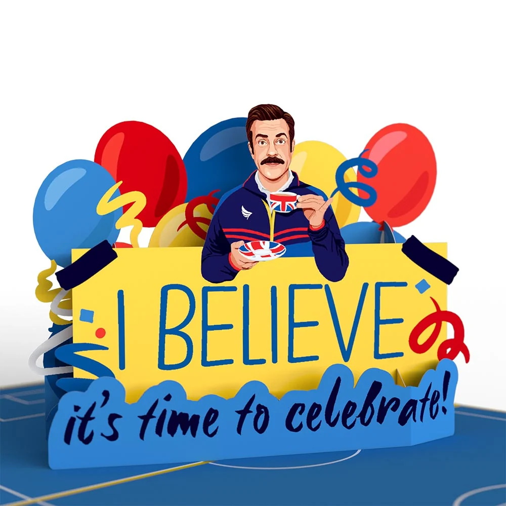 Lovepop Ted Lasso I Believe Birthday Pop-Up Card - Image 2