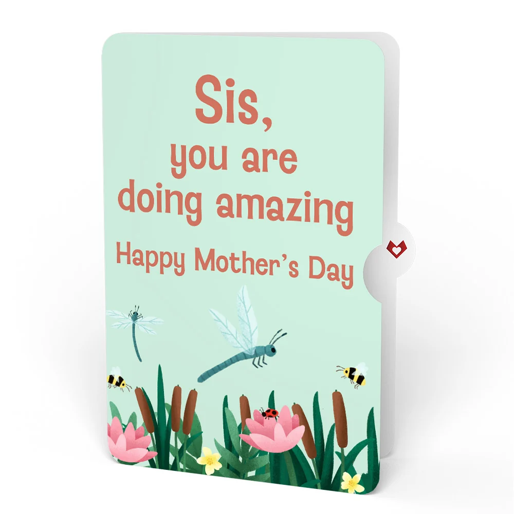 Lovepop Water Lily Dragonfly Mother’s Day Pop-Up Card and Sentiment Set for Sister — SKU SB-41A7AF-06C2A97C69EEBA - Image 4