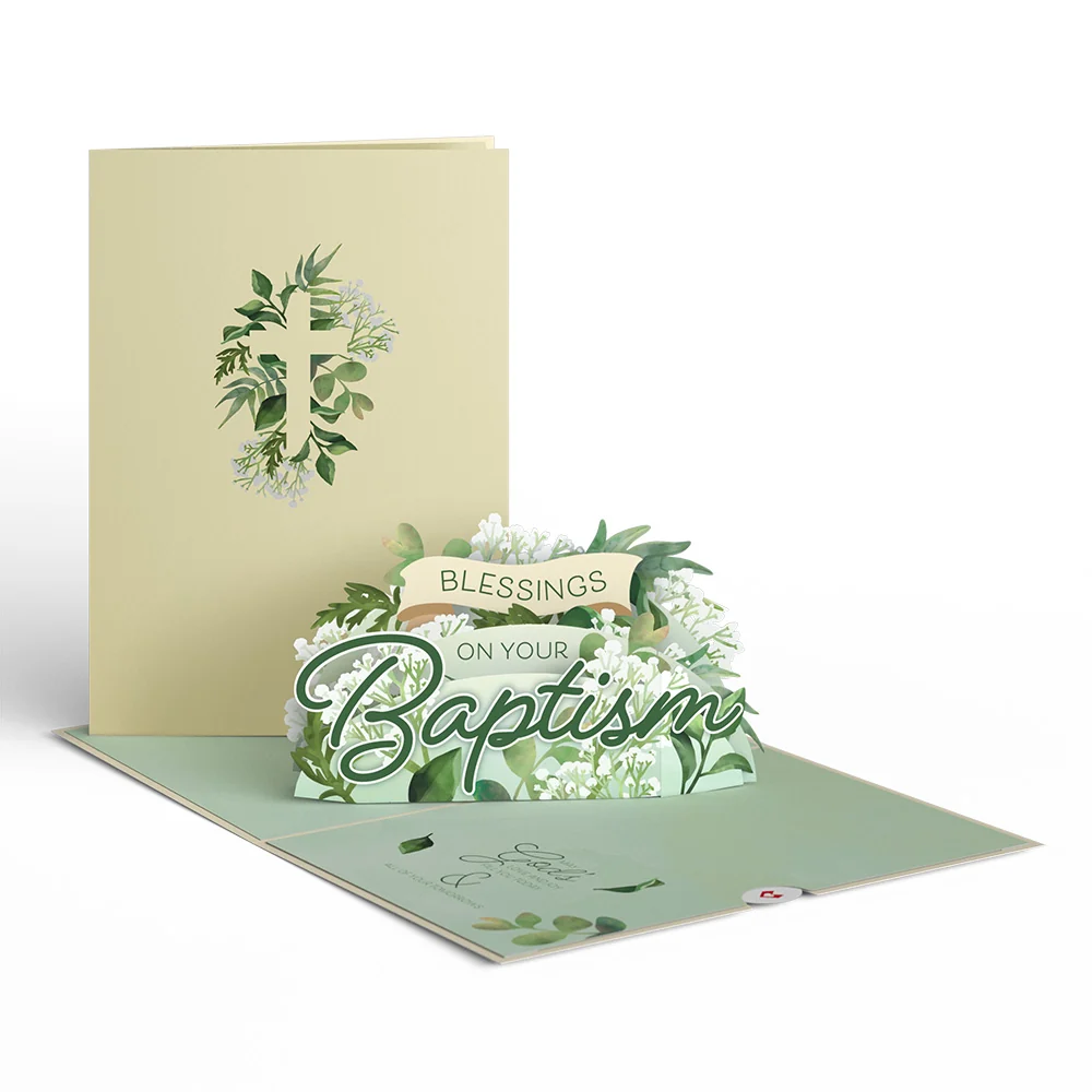 Lovepop Blessings on Your Baptism Pop-Up Card