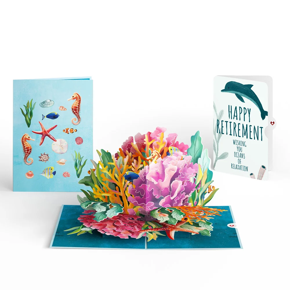 Lovepop Coral Reef Wonders Retirement Pop-Up Card and Sentiment Set