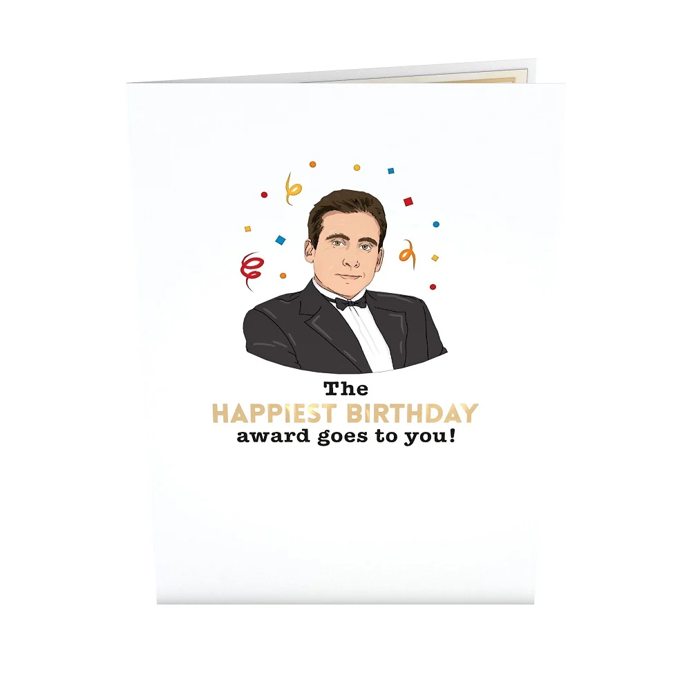 Lovepop The Office Birthday Dundie Award Pop-Up Card - Image 4