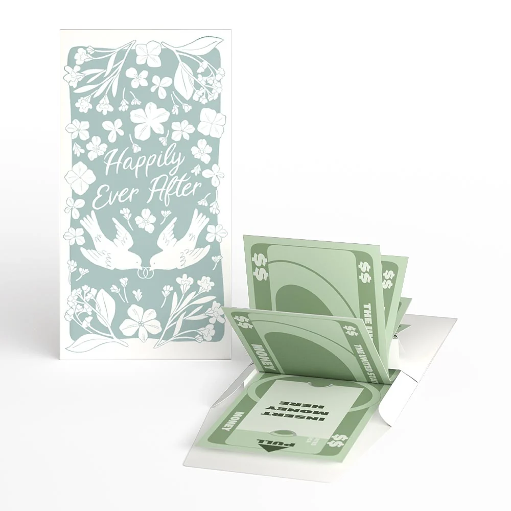 Lovepop Happily Ever After Love Birds Money Holder