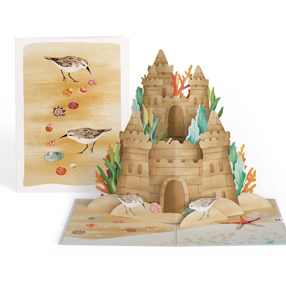 Lovepop Seaside Sandcastle Pop-Up Card