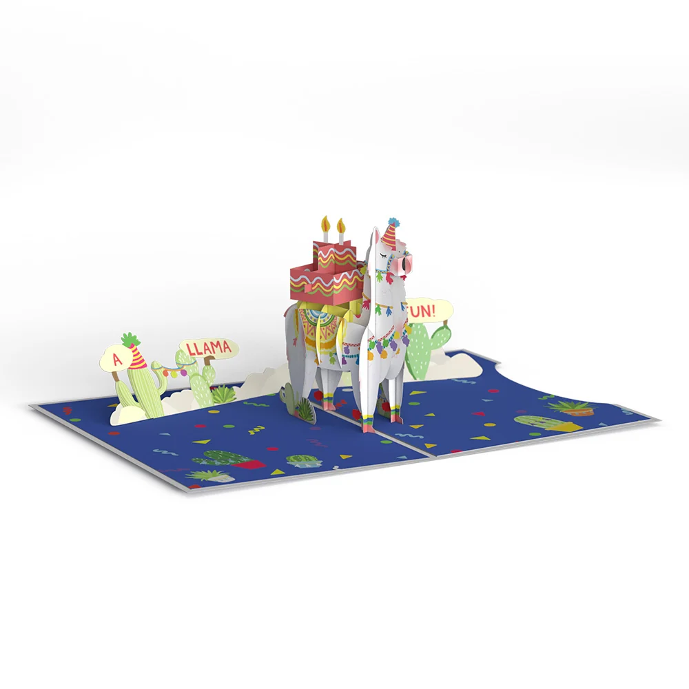 Lovepop Birthday Party Animals 4-in-1 Nesting Card - Image 10