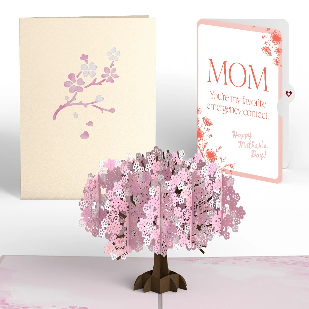 Lovepop Cherry Blossom Mother’s Day Pop-Up Card and Sentiment Set for Mom — SKU SB-41A7AF-01BC8271EF309A Cream