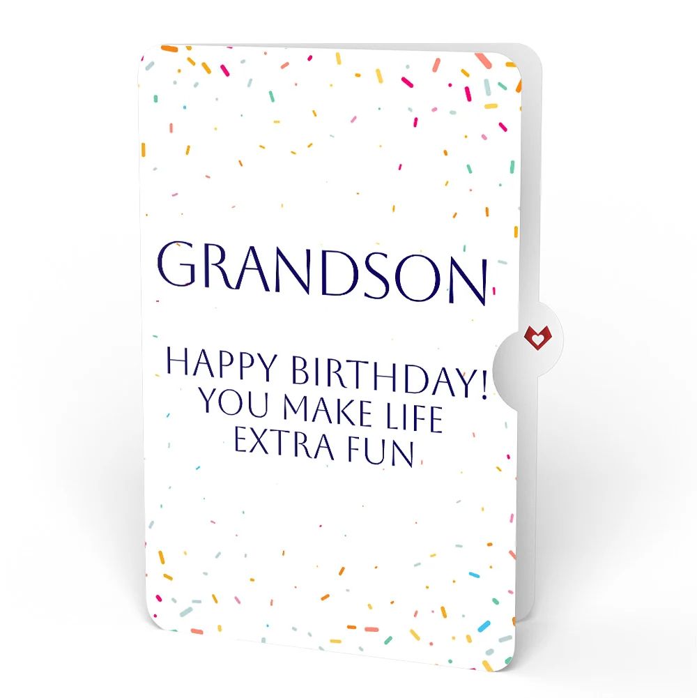 Lovepop Wishing You a Happy Birthday Music and Lights Pop-Up Card and Sentiment Set for Grandson - Image 4
